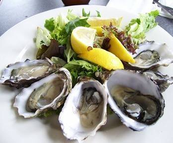 Verse oesters met mirin en geraspte daikon recept