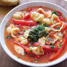 Tomatensoep met pangasiusfilet recept