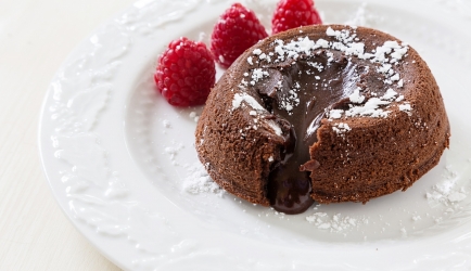 Chocolate lava cakes recept