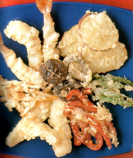 Gesorteerde tempura recept