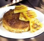 Melktaartjes met gegrilde ananas recept