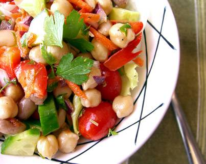 Salade van kikkererwten recept