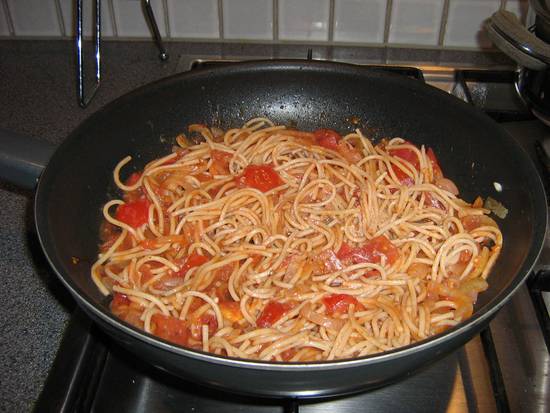 Spaghetti vega recept