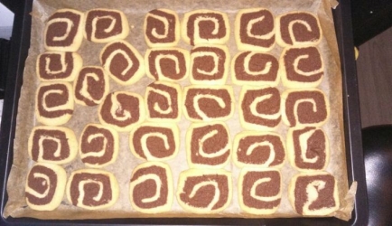 Swirl koekjes  zandkoekjes met cacao recept