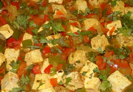 Tofu met indiase invloeden recept