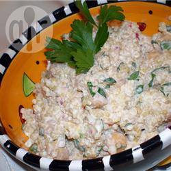 Salade met quinoa en kikkerwten recept