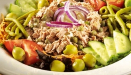Griekse salade met tonijn recept