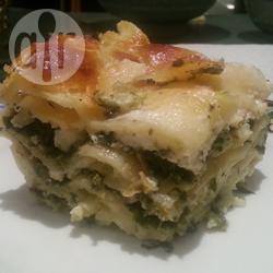 Pesto lasagne recept