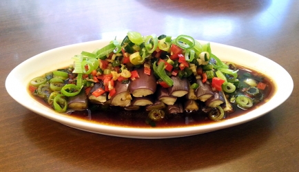 Chinese aubergine salade recept