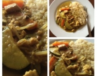 Vegetarische curry met quinoa recept
