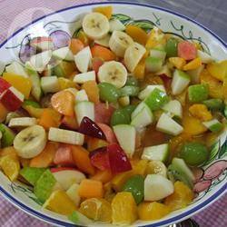 Snelle fruitsalade recept