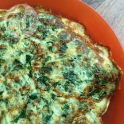 Spinazie omelet recept