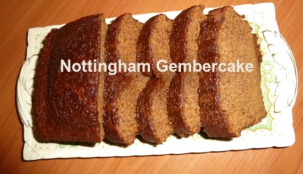 Nottingham gembercake recept