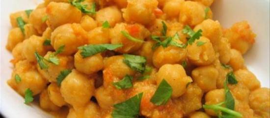 Mughaliya chana, kikkererwten curry recept