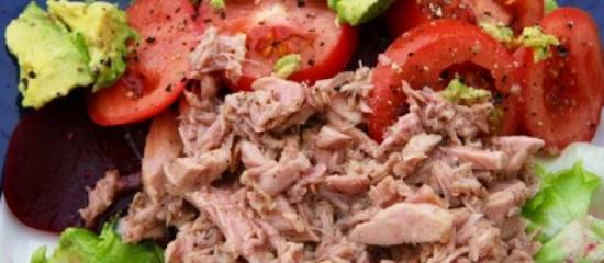 Biologische biet- en tonijnsalade recept