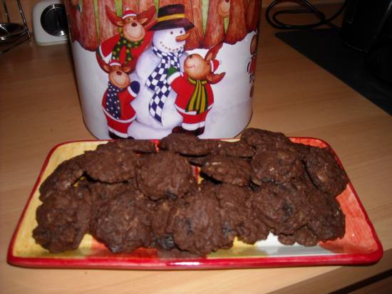 Dubbele chocolade koekjes recept