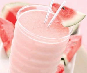 Watermeloen ontbijt shake. lekker als brood vervanger! recept ...