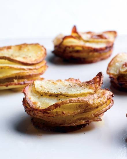 Aardappelgratin in een muffinvorm recept
