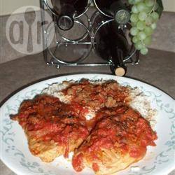 Karbonade met italiaanse worst, champignons en tomaten recept ...