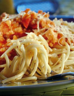 Spaghetti met wijting recept