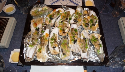Gegratineerde oesters met parmezaanse kaas recept