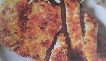 Kipschnitzel met parmezaanse kaas recept