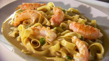 Recept 'pasta met langoustines'
