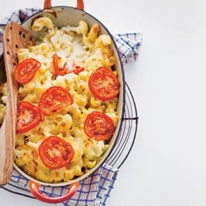 Ovenschotel met pasta en bloemkool recept