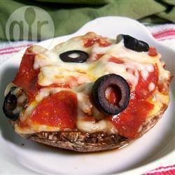 Portobello-pizza recept