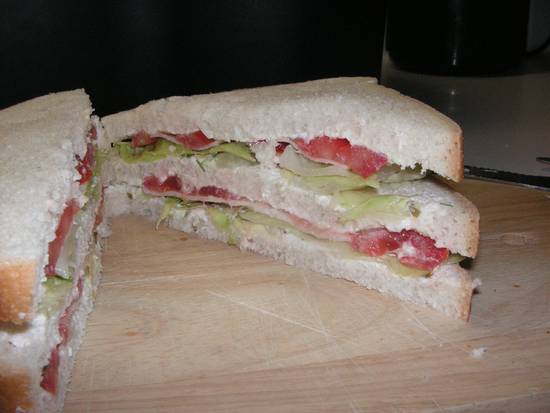 Sandwich kipfilet tomaat recept
