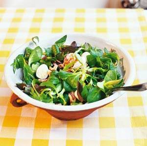 Salade met pancetta recept