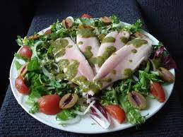 Salade met gerookte forel en of zalm recept