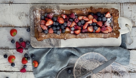 Overheerlijke cheesecake met fruit recept