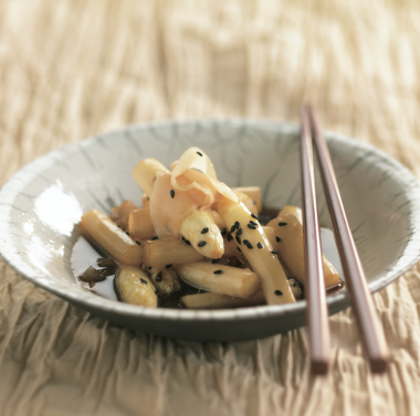 Recept 'asperges op japanse wijze'