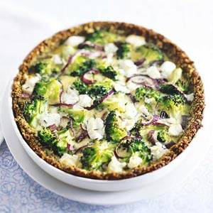 Broccoli-geitenkaasquiche recept