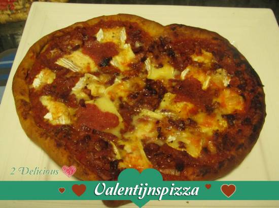 Valentijnspizza recept