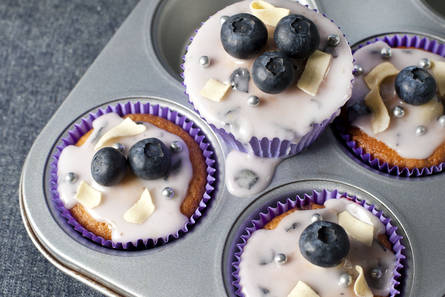 Blueberry-cupcakes