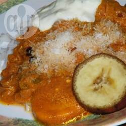 Pikante bananen curry recept