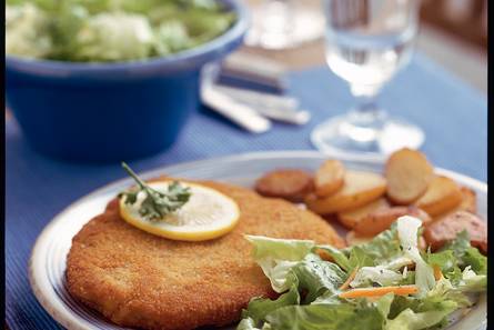 Stap-voor-stap wienerschnitzel