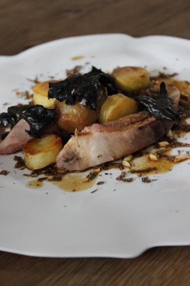 Recept 'fazant met champignons, witloof en truffel'
