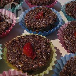 Chocolade cupcakes zonder bakken recept