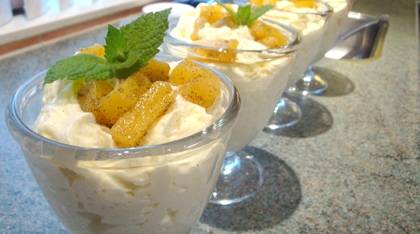 Espuma van vanille-mascarpone met ananas confit recept ...
