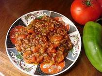 Taktouka  groene paprika en tomaat salsa dip recept