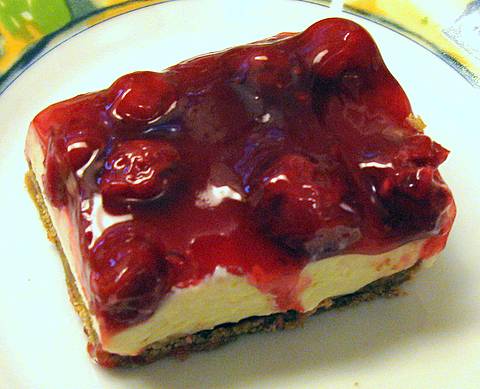 Kersen-cheesecake recept