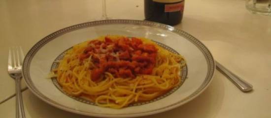 Vette bek spaghetti recept