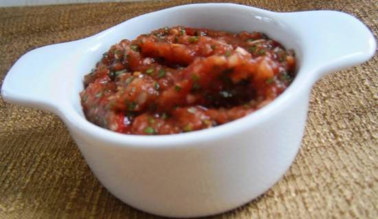 Salsadip van tomaten en koriander recept