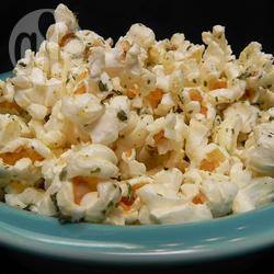 Popcorn met truffelolie recept