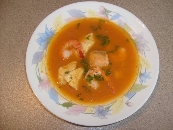 Sopa de pescado (vissoep) recept