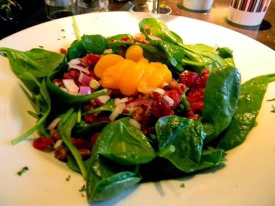 Spinazie salade recept