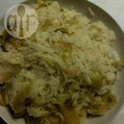 Uri rispor (zwitserse rijst met prei) recept